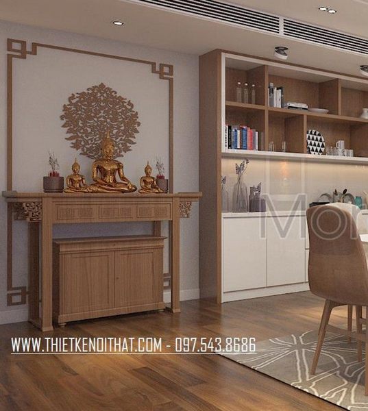  Mẫu bàn thờ nhà chung cư đẹp 