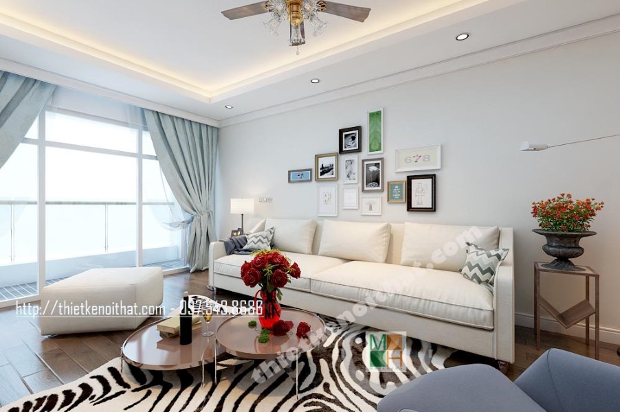  Thiết kế, trang trí phòng khách chung cư đẹp