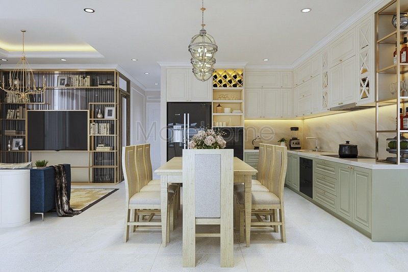  Thiết kế nội thất phòng bếp nhà chung cư