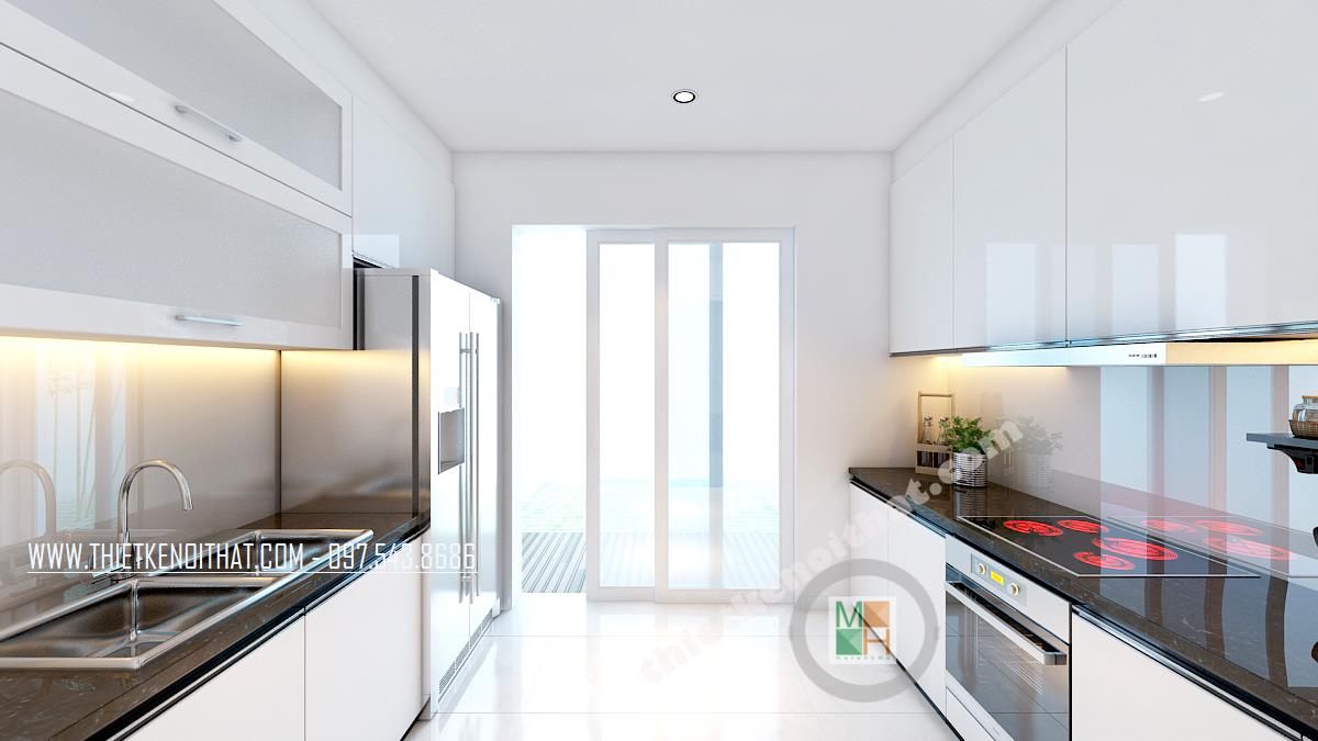  Thiết kế nội thất phòng bếp nhà chung cư