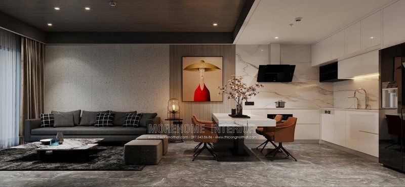 Phong cách thiết kế nội thất cho chung cư D'.le Roi Soleil Quảng An