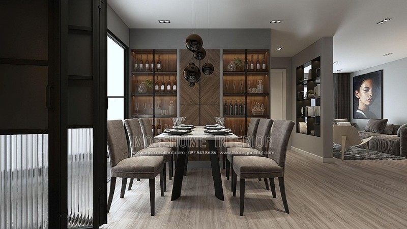 Phong cách thiết kế nội thất cho chung cư D'.le Roi Soleil Quảng An