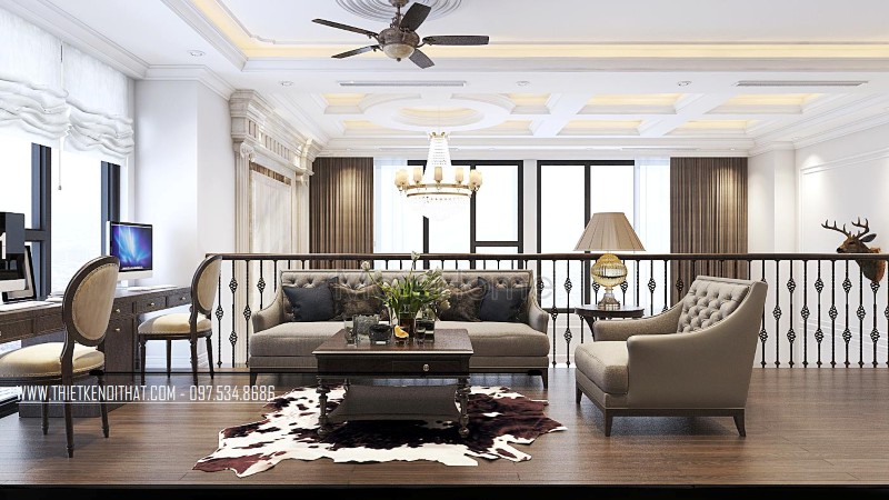 Phong cách thiết kế nội thất cho chung cư D'.le Roi Soleil Quảng An