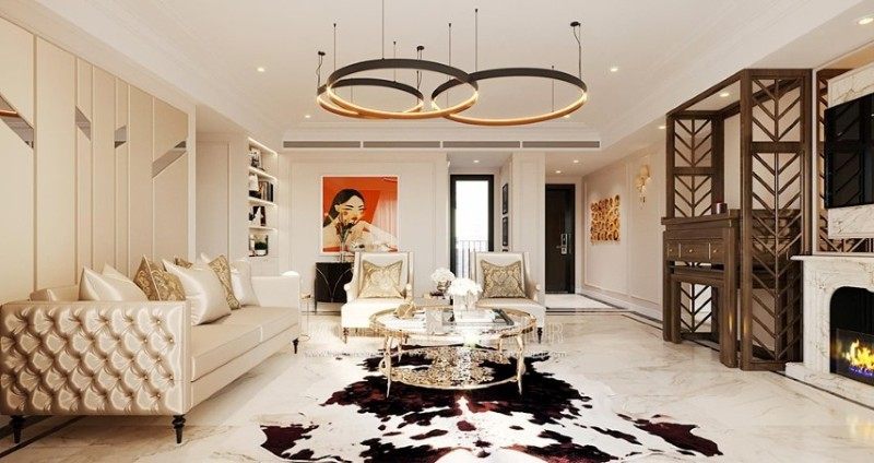 Phong cách thiết kế nội thất cho chung cư D'.le Roi Soleil Quảng An