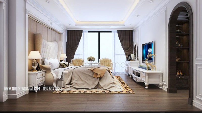 Phong cách thiết kế nội thất cho chung cư D'.le Roi Soleil Quảng An