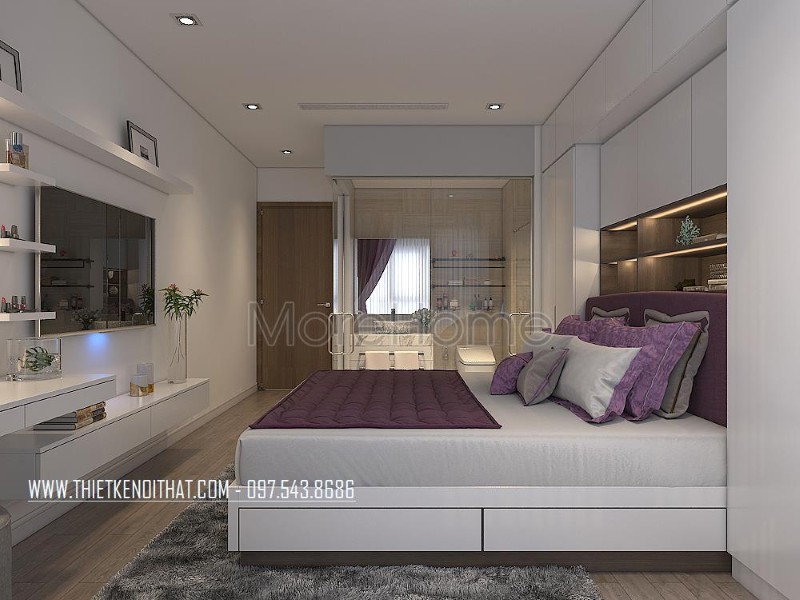Thiết kế nội thất chung cư cao cấp tại D'.le Roi Soleil Tây Hồ