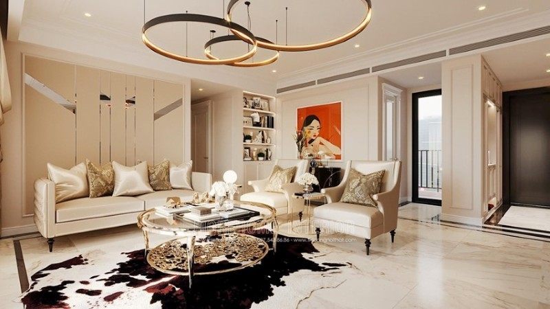 Thiết kế nội thất chung cư cao cấp tại D'.le Roi Soleil Tây Hồ