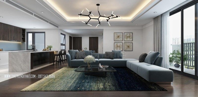 Thiết kế nội thất chung cư cao cấp tại D'.le Roi Soleil Tây Hồ