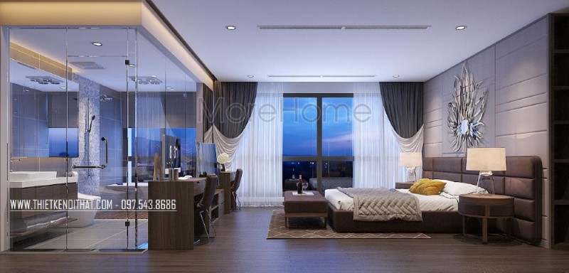 Thiết kế nội thất chung cư cao cấp tại D'.le Roi Soleil Tây Hồ