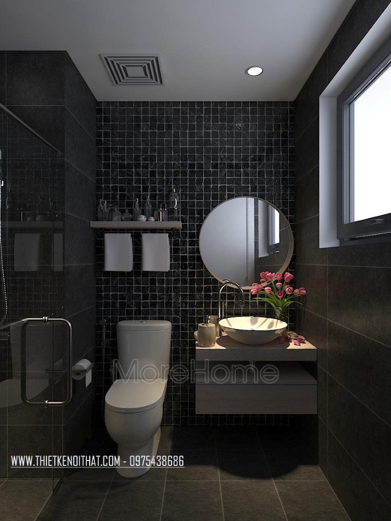 Thiết kế nội thất chung cư 2 phòng ngủ đẹp tại D'.le roi soleil Quảng an