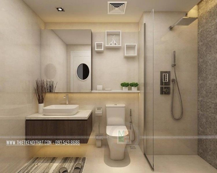 Thiết kế nội thất chung cư 2 phòng ngủ đẹp tại D'.le roi soleil Quảng an