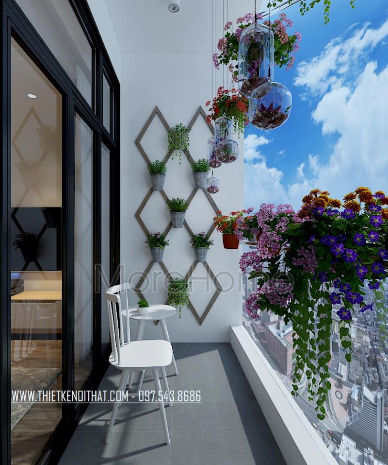 Thiết kế nội thất chung cư 2 phòng ngủ đẹp tại D'.le roi soleil Quảng an