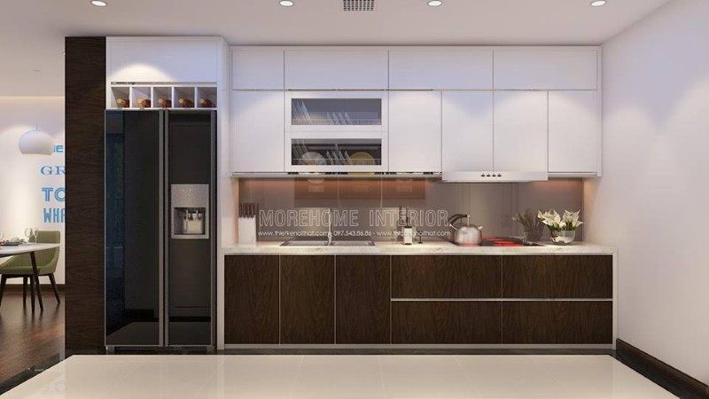 Thiết kế nội thất chung cư 3 phòng ngủ đẹp tại d'le roi soleil Quảng An