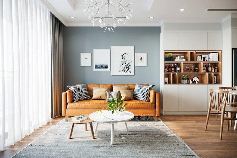 Thiết kế nội thất chung cư D'.le Roi Soleil Quảng An hiện đại độc đáo