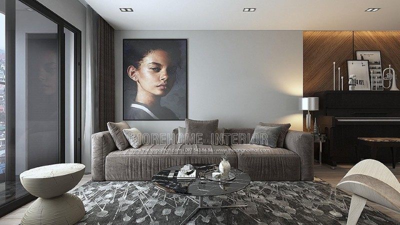 Thiết kế phòng khách chung cư đơn giản Thiết kế phòng khách chung cư đơn giản
