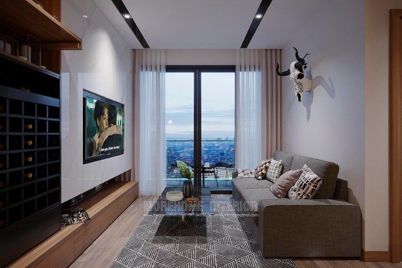 Thiết kế phòng khách chung cư đơn giản Thiết kế phòng khách chung cư đơn giản