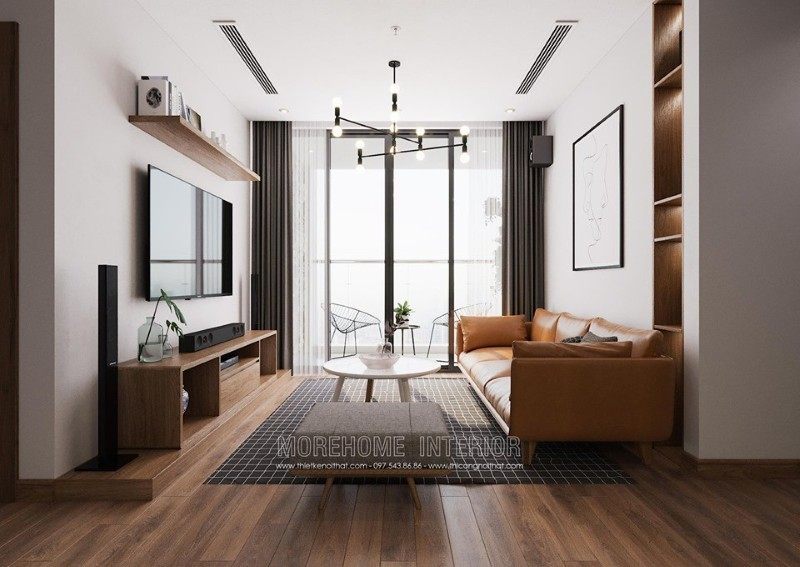 Thiết kế phòng khách chung cư đơn giản Thiết kế phòng khách chung cư đơn giản