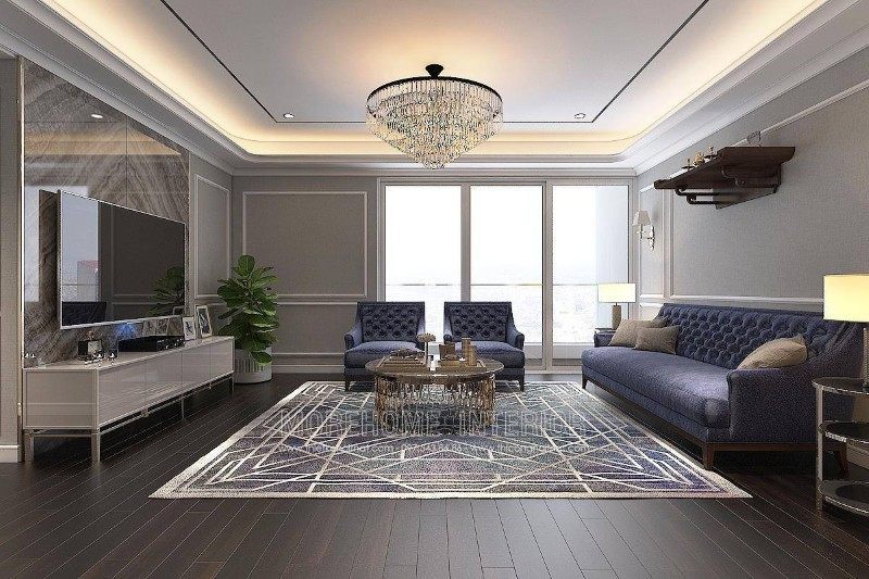 Thiết kế phòng khách chung cư tân cổ điển Thiết kế phòng khách chung cư tân cổ điển