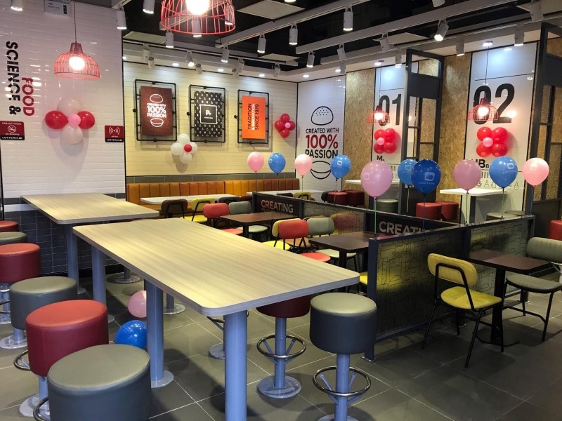 Thi công chuỗi nhà hàng Lotteria
