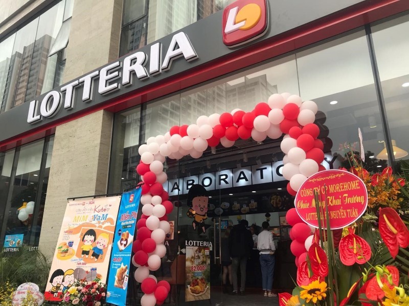 Thi công chuỗi nhà hàng Lotteria