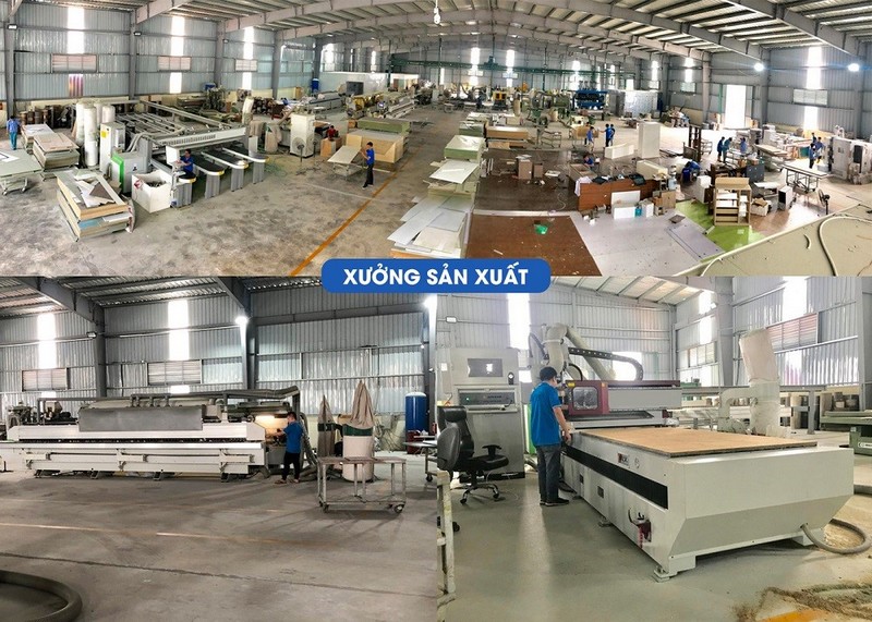Xưởng sản xuất đồ nội thất gỗ công nghiệp An Cường