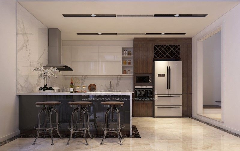 Thiết kế quầy bar gia đình đẹp, ấn tượng