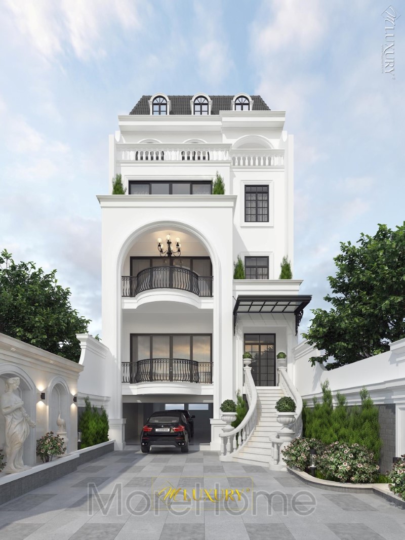 Thiết kế biệt thự thông tầng