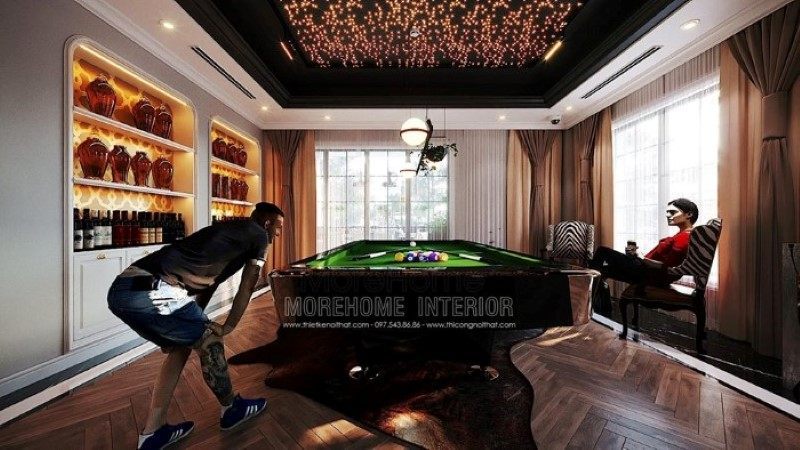 Thiết kế nội thất biệt thự thông tầng