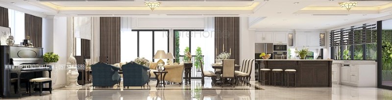Thiết kế nội thất biệt thự thông tầng Thiết kế nội thất biệt thự thông tầng
