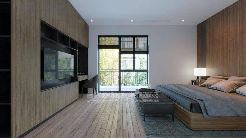 Thiết kế nội thất phòng ngủ gỗ An Cường đẹp