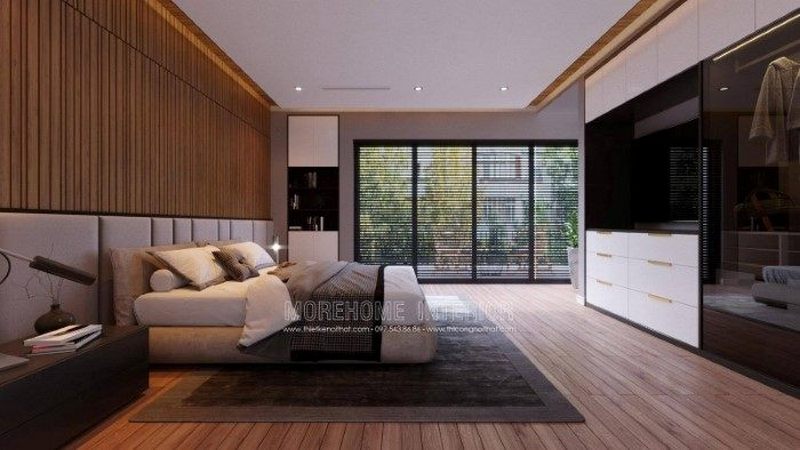 Thiết kế nội thất phòng ngủ gỗ An Cường đẹp