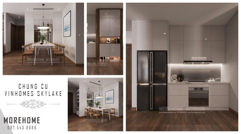Thiết kế nội thất chung cư gỗ Thiết kế nội thất chung cư gỗ