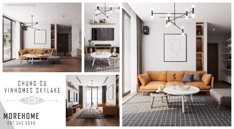 Thiết kế nội thất chung cư gỗ Thiết kế nội thất chung cư gỗ