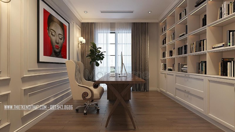 Sofa gỗ óc chó tân cổ điển