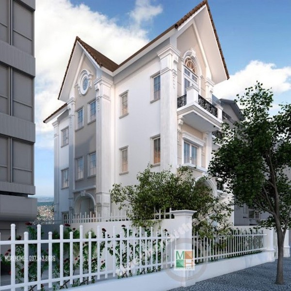 Thiết kế nội thất biệt thự kiểu Pháp