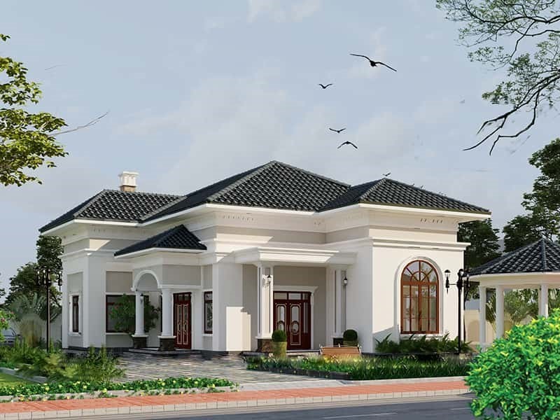 Thiết kế nội thất biệt thự kiểu Pháp