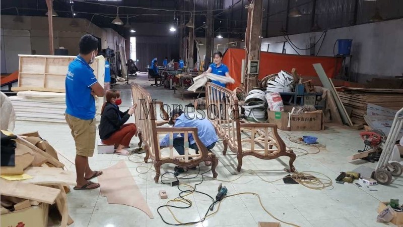 Thiết kế thi công nội thất Ocean Park xuong-sofa