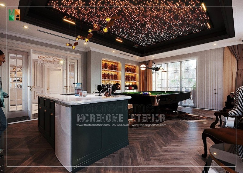 Thiết kế nội thất biệt thự đơn lập hải phòng Thiết kế nội thất biệt thự đơn lập hải phòng