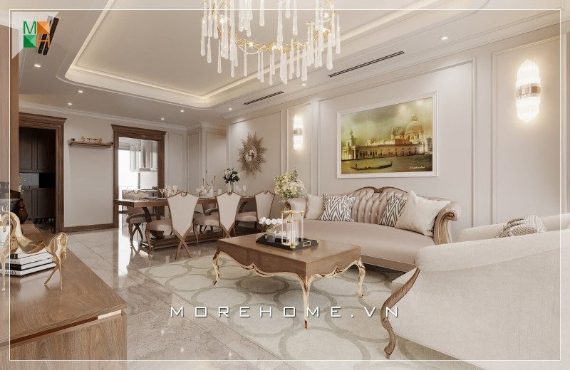 Thiết kế nội thất hải phòng phong cách tân cổ điển Thiết kế nội thất hải phòng