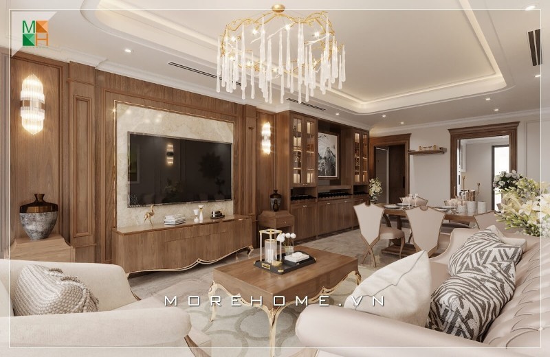 Thiết kế nội thất hải phòng phong cách tân cổ điển Thiết kế nội thất hải phòng