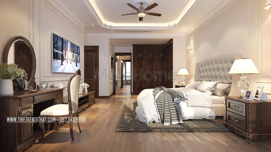 Kệ tivi gỗ óc chó