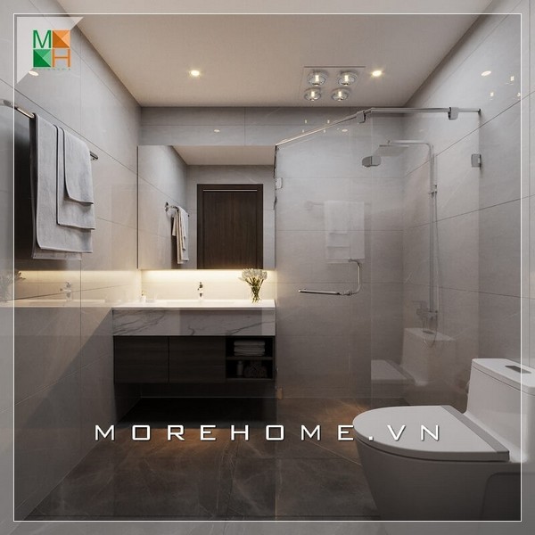 Thiết kế phòng tắm 4m2