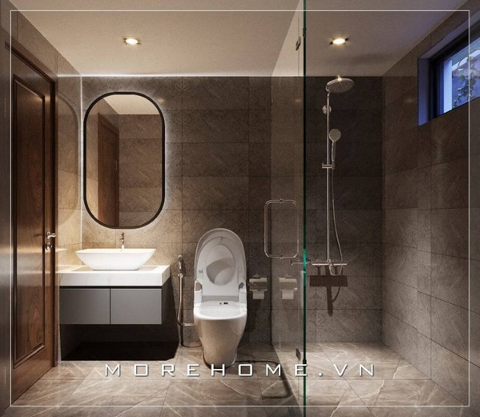 Thiết kế phòng tắm 4m2