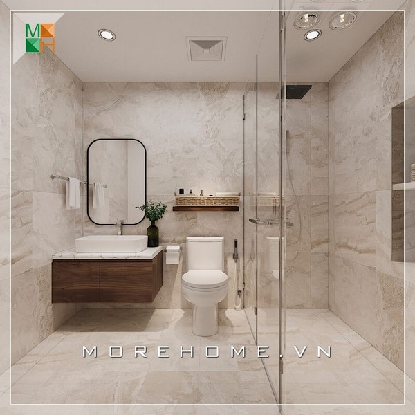 Thiết kế phòng tắm 4m2