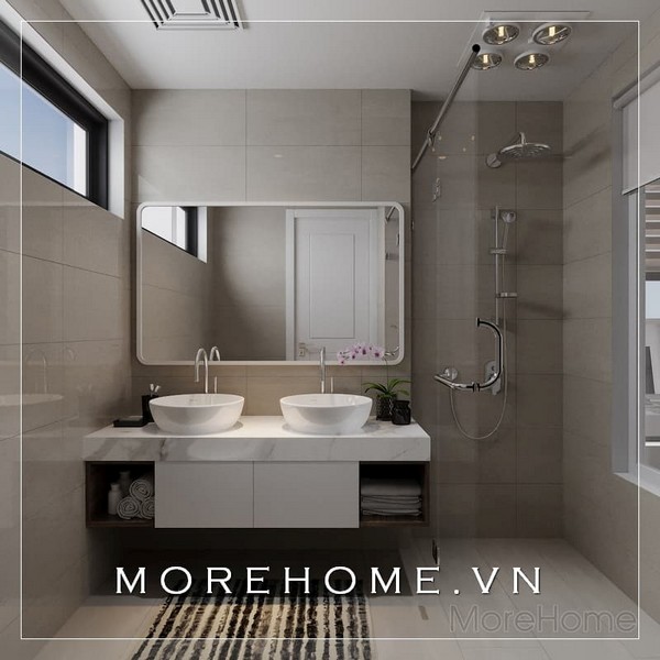 Thiết kế phòng tắm 4m2