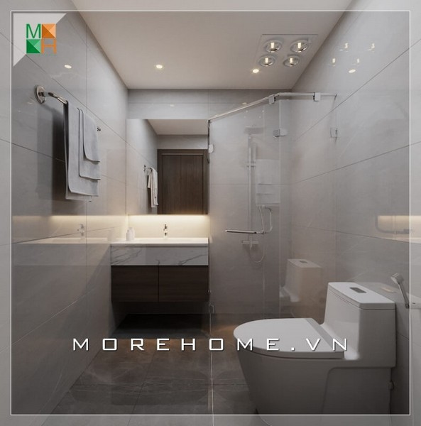 Thiết kế phòng tắm 4m2