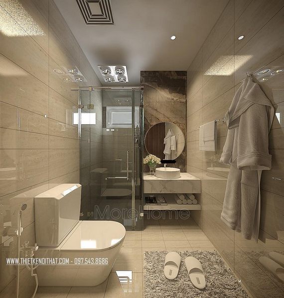 thiết kế phòng tắm nhỏ