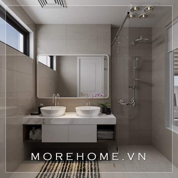 Thiết kế phòng tắm nhỏ