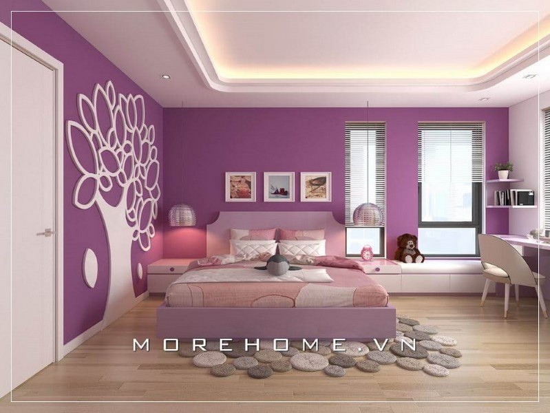 Giường ngủ gỗ công nghiệp MDF