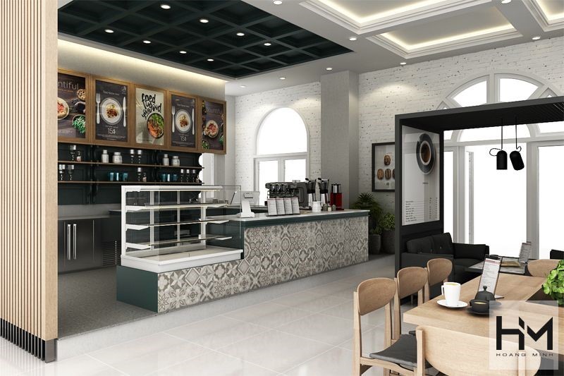 Thiết kế thi công nội thất quán cafe